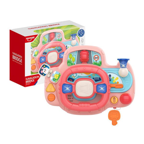 Interactive steering wheel for kids Huanger HE0542 (red)