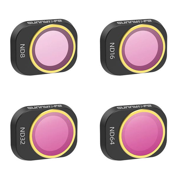 Set of Sunnylife 8, 16, 32, 64 ND filters for DJI Mini 4 Pro